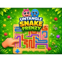 Untangle Snake Frenzy