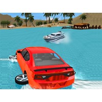 Water Slide Car Race