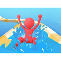 Waterpark Slide Race
